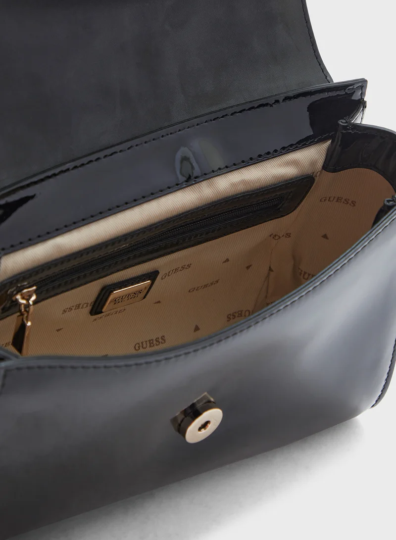 GUESS Nolana Top Handle Flap Crossbody
