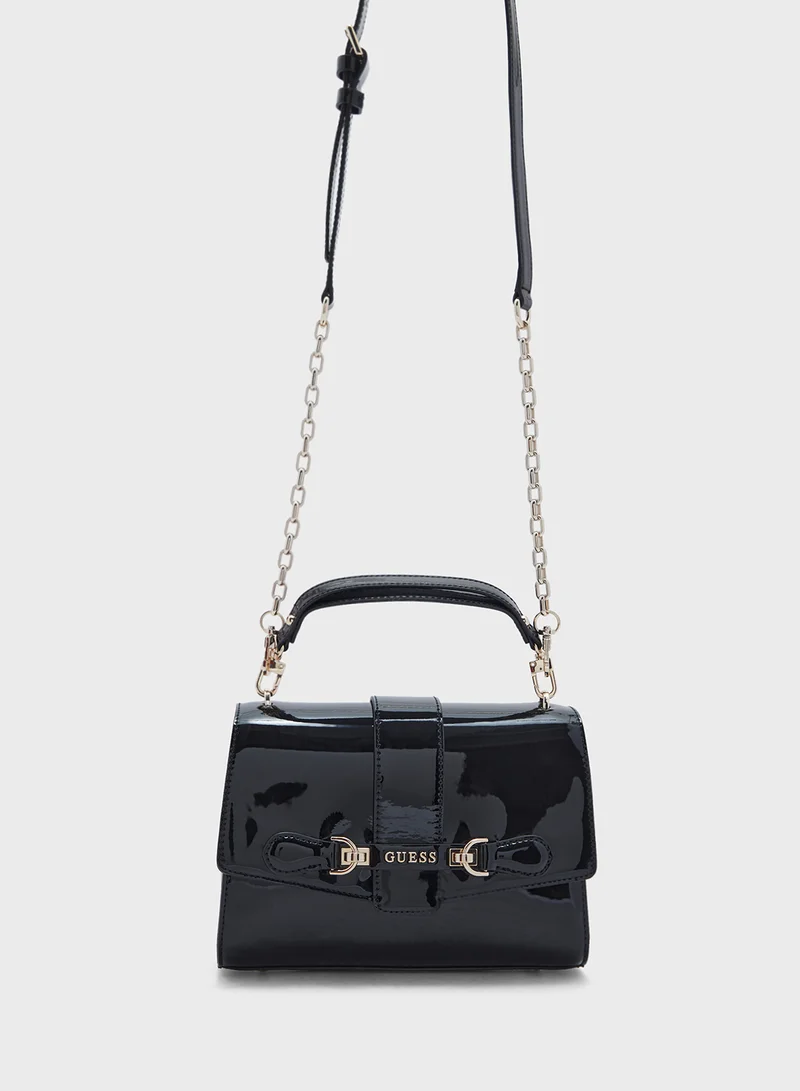 GUESS Nolana Top Handle Flap Crossbody