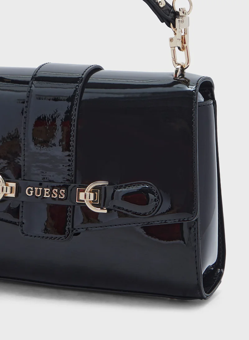 GUESS Nolana Top Handle Flap Crossbody