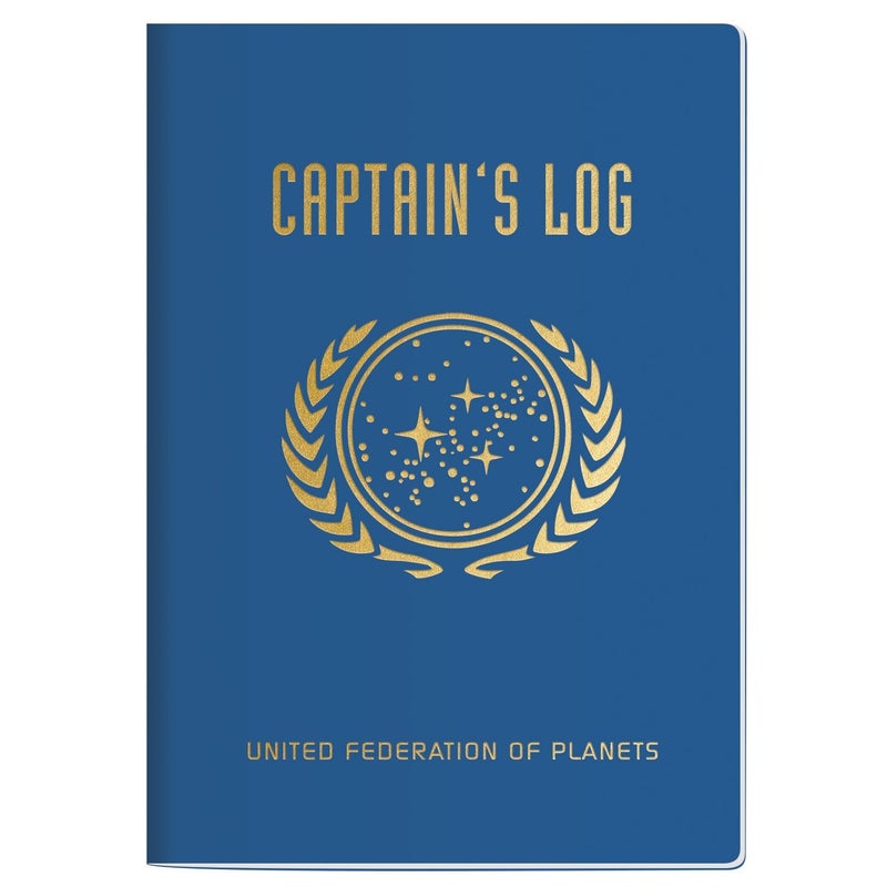 The Unemployed Philosophers Guild Star Trek Captain's Log Large Notebook - Image 1