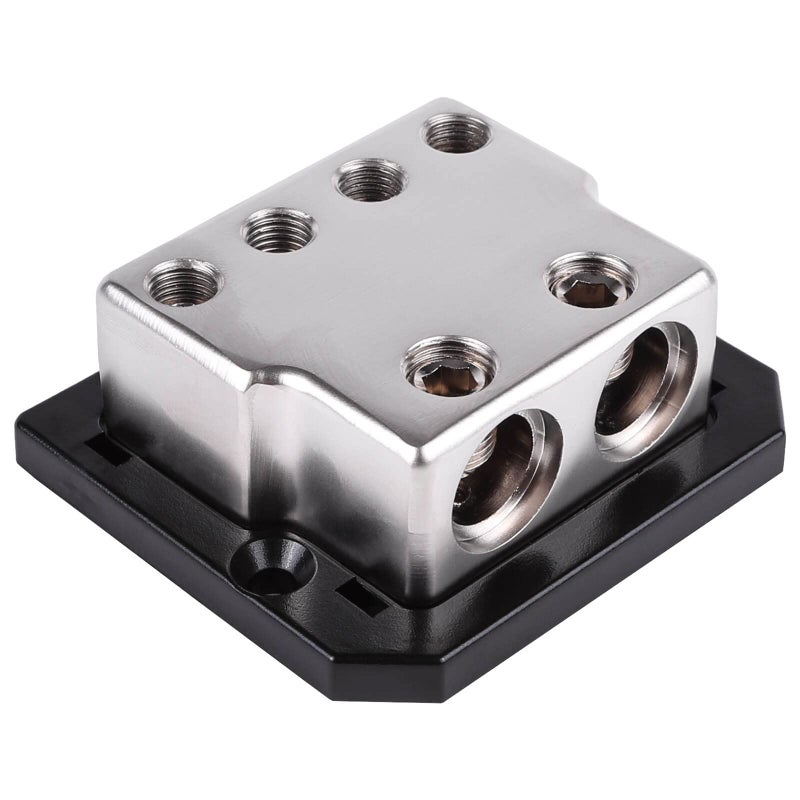 Skar Audio x2 1/0 Gauge Input to x4 4 Gauge Outputs Power Distribution Block (SK-DIST-BLK4) - Image 5