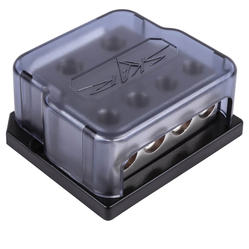 Skar Audio x2 1/0 Gauge Input to x4 4 Gauge Outputs Power Distribution Block (SK-DIST-BLK4) - Image 2