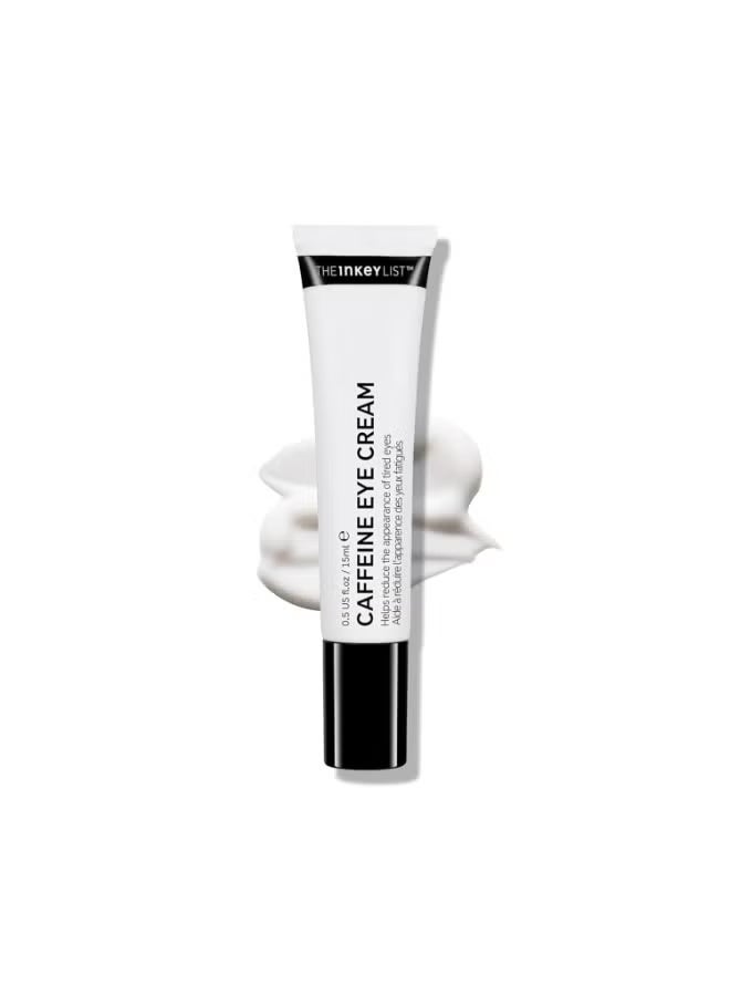 The INKEY List Caffeine Eye Cream, Reduce Eye Puffiness and Dark Circle, Blur Fine Lines, 0.5 fl oz - Image 1