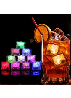 mriya MRIYA Light Up Ice Cubes for Drinks - Water-Activated, Color-Changing, Food-Grade Led Cube Lights - Party Favors Flashing Glow Led Light Up Ice Cubes for Drinks Bar Club Party Wine Wedding (3)  - Image 4
