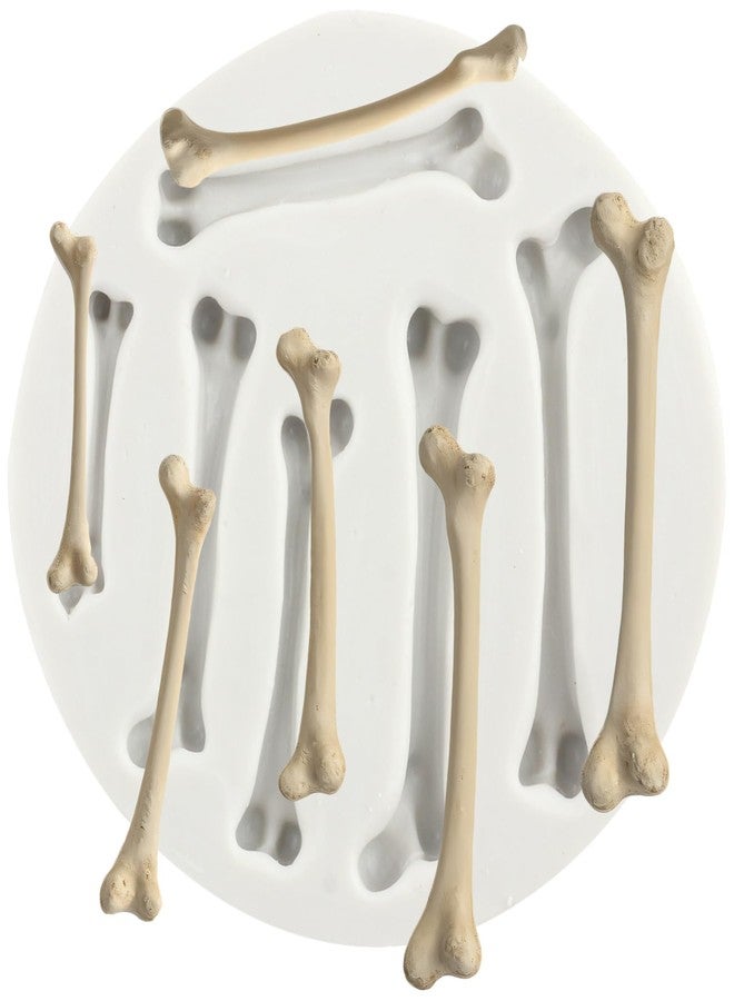 YANQINMS Halloween Silicone Molds Skeleton Bone Fondant Mold For Sugar Cake Decorating Cupcake Topper Chocolate Gum Paste Candy Polymer Clay - Image 1