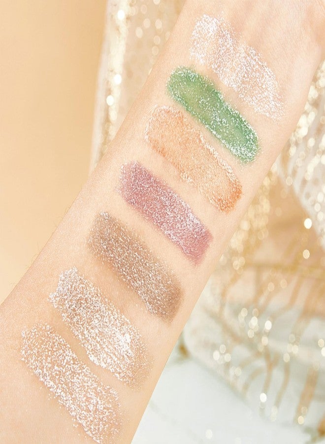 MIESCHER Colored Mascara - Waterproof, Long Lasting, Smudge-proof, Lengthening, Defining, Curling, Volume, Glitter, Sparkle, Diamond, Stage Use (#08 Galaxy) - Image 4