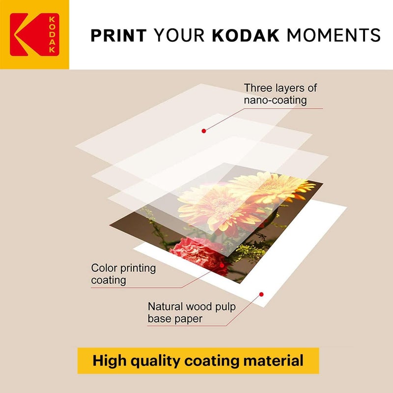 KODAK Picture Paper Vivid 4"x6", 100 count, 66lb-230g/m2 weight, 11.9 mil thickness, Vivid color picture paper- **THIS PRODUCT IS NOT COMPATIBLE WITH THE KODAK DOCK PRINTER**" - Image 2