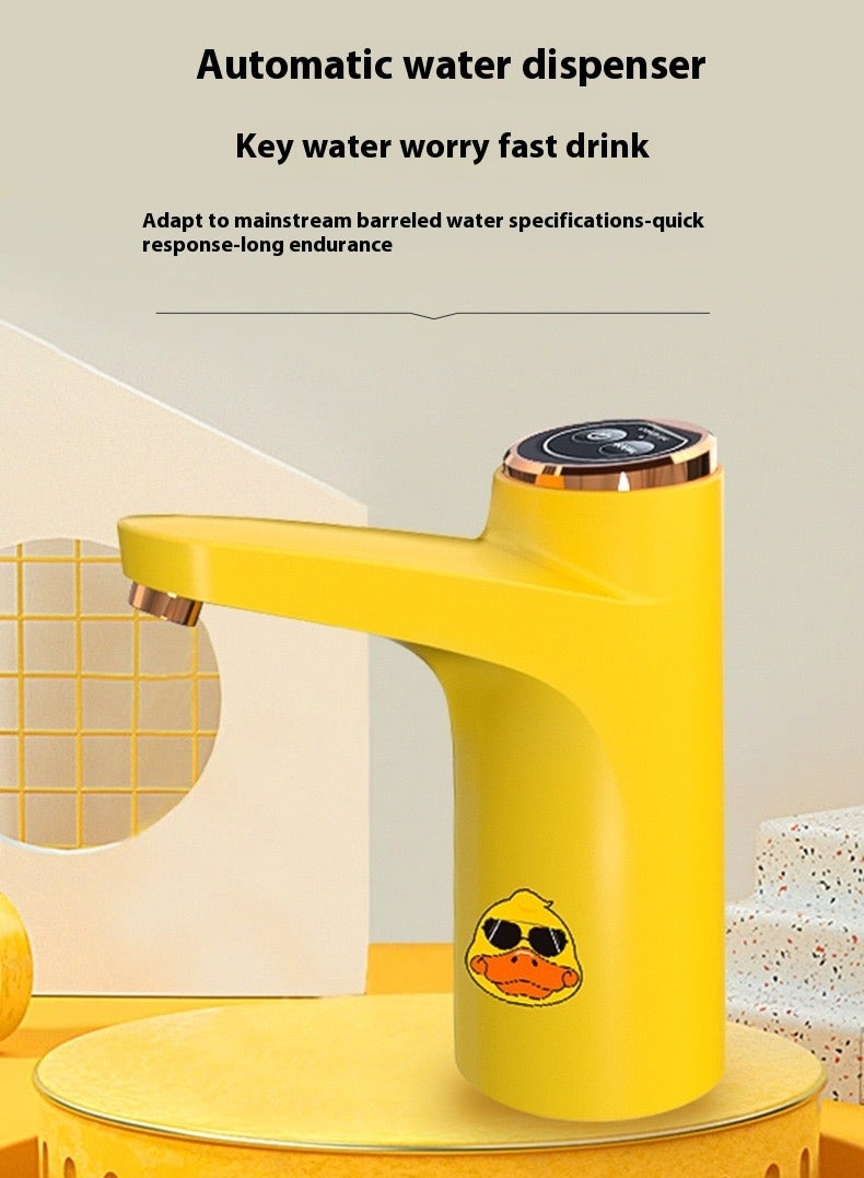 عربست مضخة المياه المعبأة الكهربائية الذكية Little Yellow Duck ، موزع المياه الأوتوماتيكي المنزلي  - Image 2