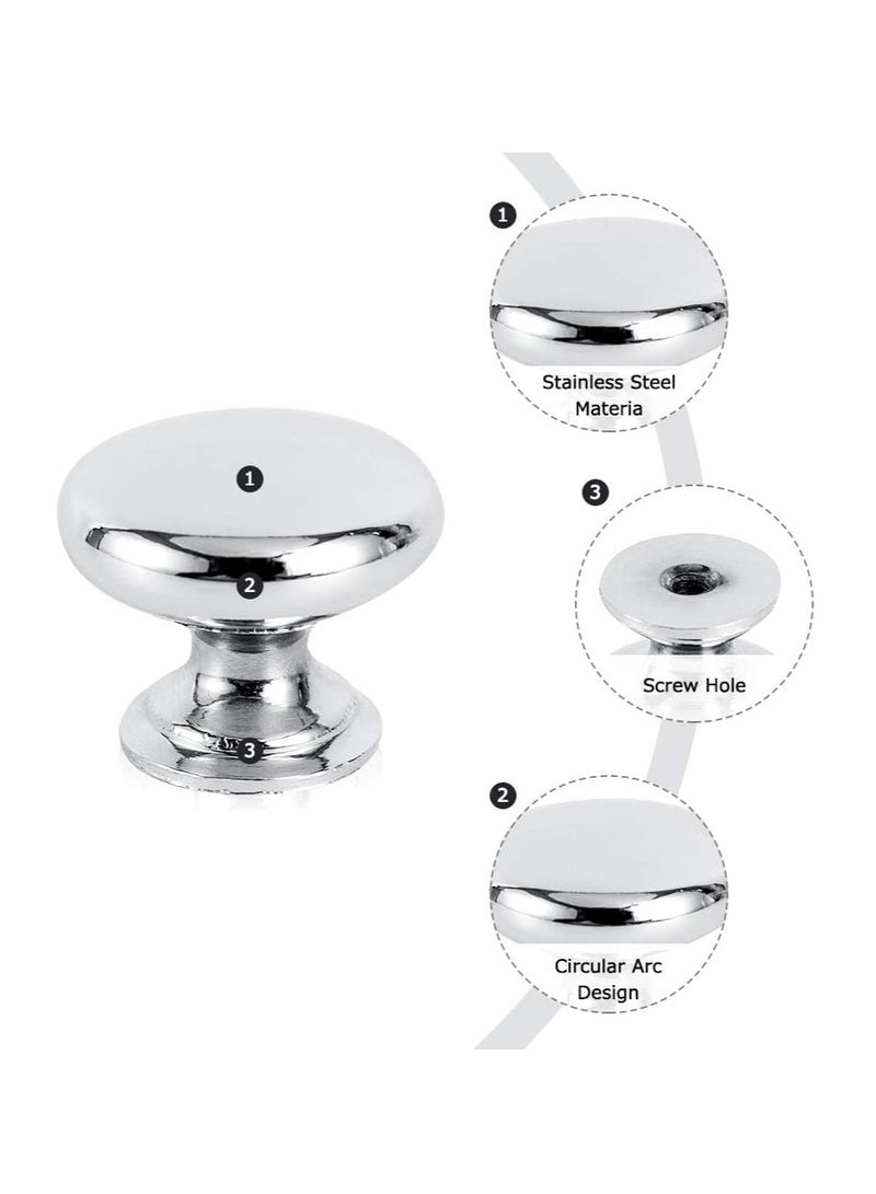 إسكدنيا 4 حزمة مقابس دائرية لأبواب وأدرجات المطبخ، أدراج الخزانات والمرابع - Image 2