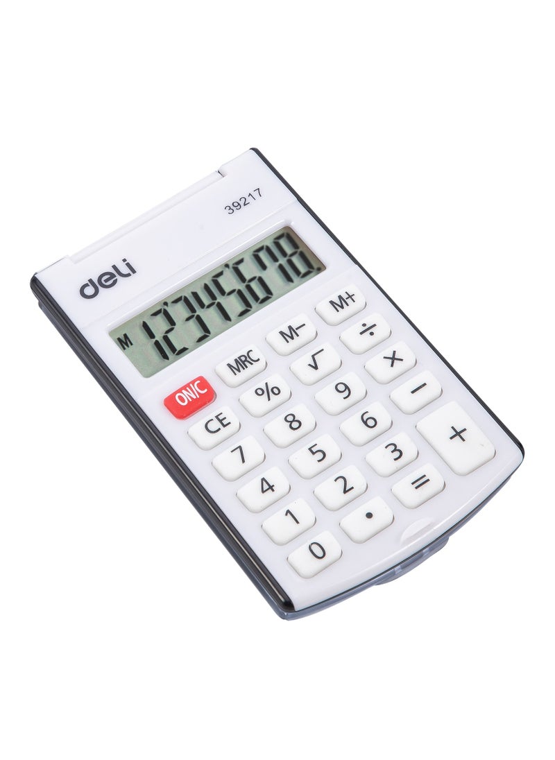 Deli Deli Calculator - 8 Digits, Durable Plastic, Black, E39217  - Image 4