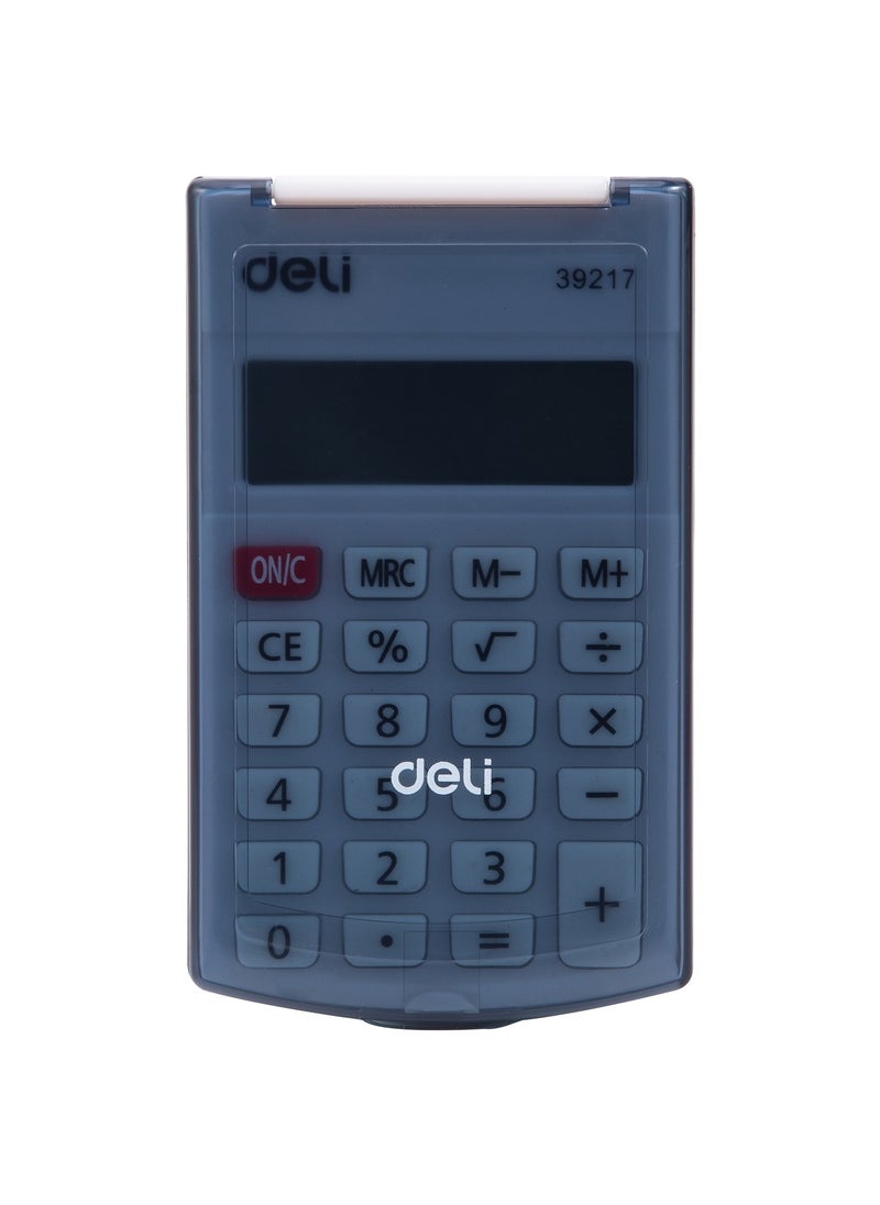 Deli Deli Calculator - 8 Digits, Durable Plastic, Black, E39217  - Image 3