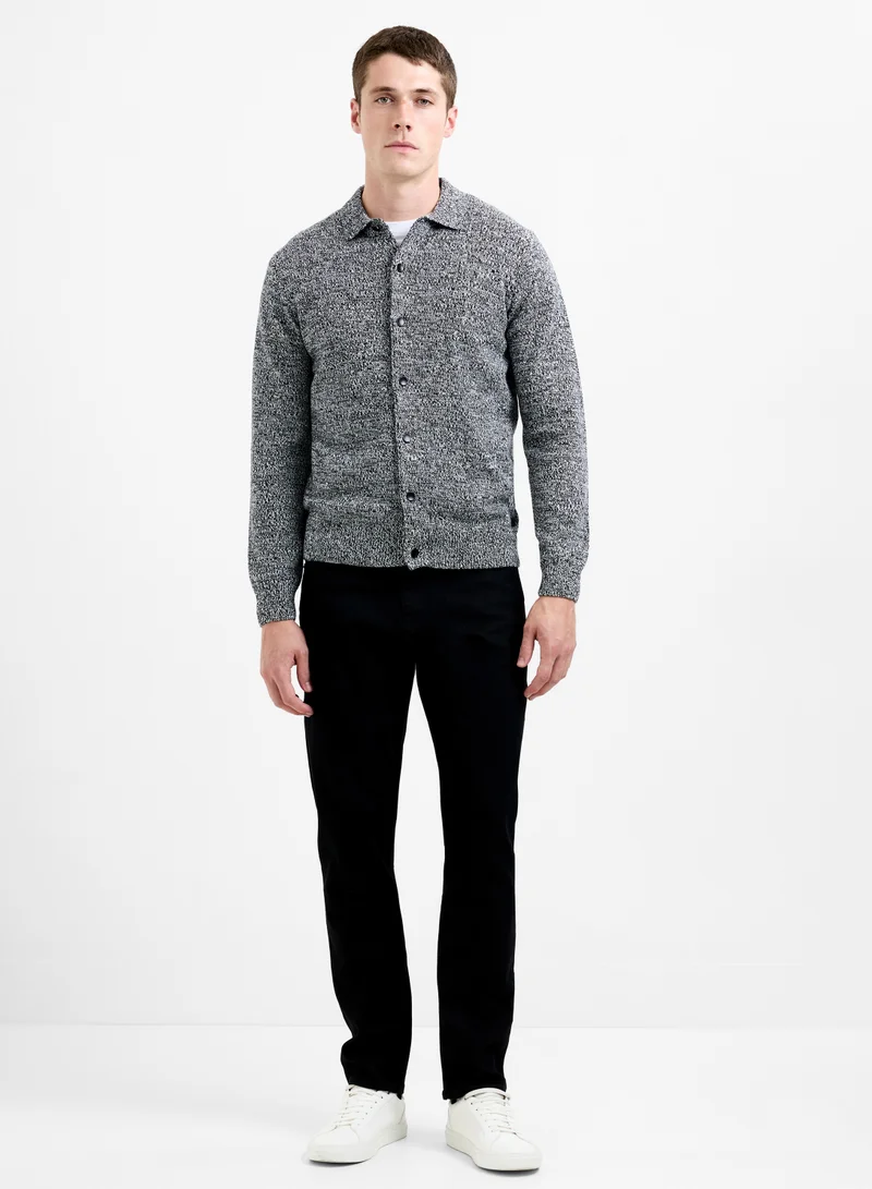 French Connection Long Sleeve Melange Cardigan