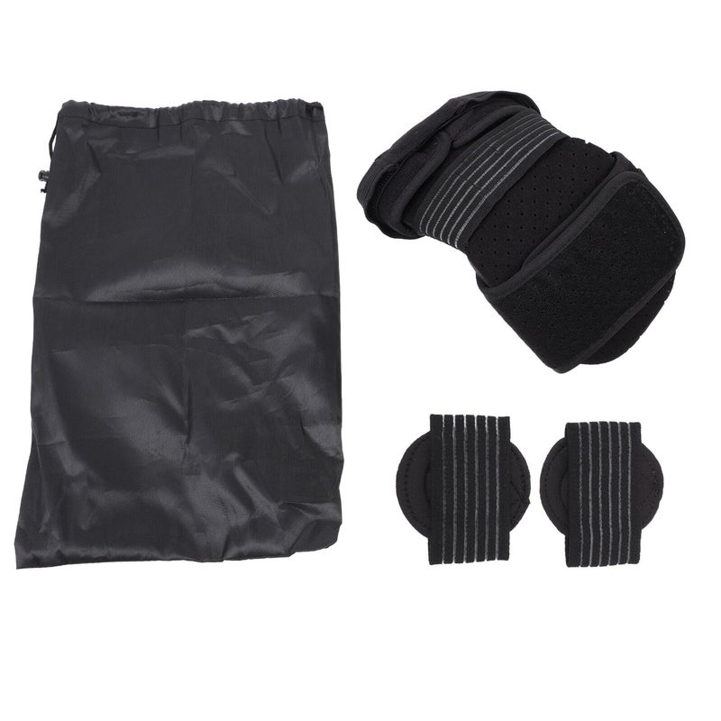 Adjustable Plantar Fasciitis Night Splint Foot Drop Brace With Green Insole Black Strap - Image 2