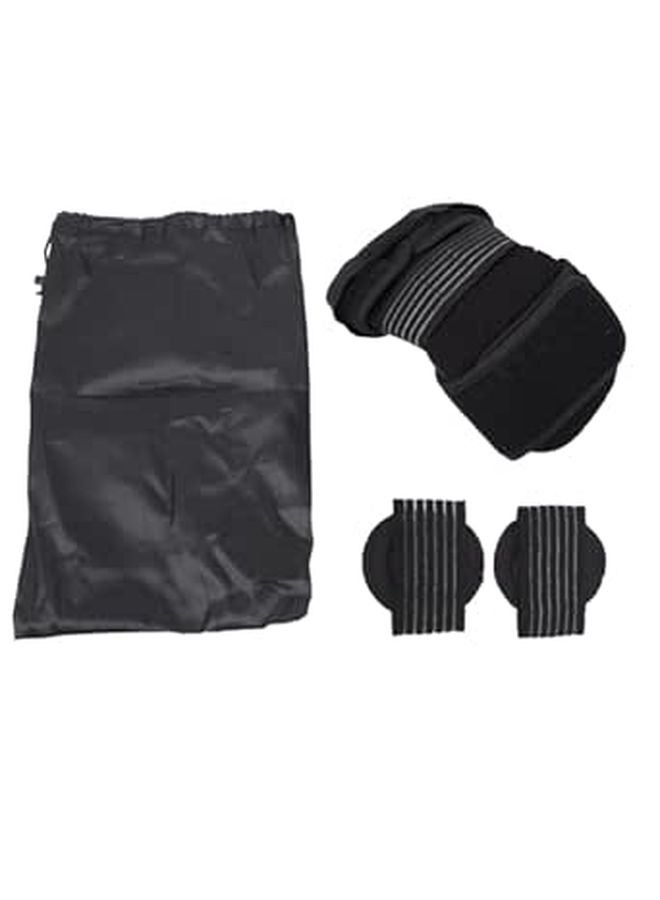 Adjustable Plantar Fasciitis Night Splint Foot Drop Brace With Green Insole Black Strap - Image 1
