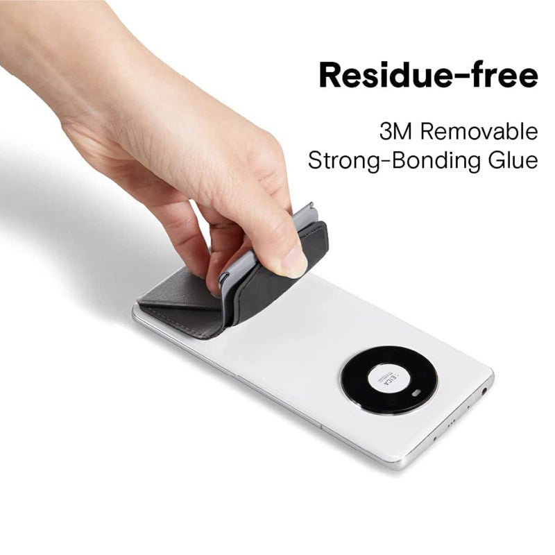 MOFT Phone Stand with 3M Adhesive for Android, iPhone and Most Smartphones, 2 Viewing Angles, Slim Wallet Stand (Starry Grey) - Image 5