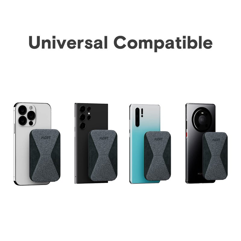 MOFT Phone Stand with 3M Adhesive for Android, iPhone and Most Smartphones, 2 Viewing Angles, Slim Wallet Stand (Starry Grey) - Image 4