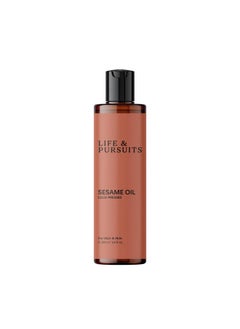 Life & Pursuits Life & Pursuits USDA Certified Cold-pressed Natural Pure Organic Sesame Oil For Hair Growth & Skin Care. (200ml)  - Image 1