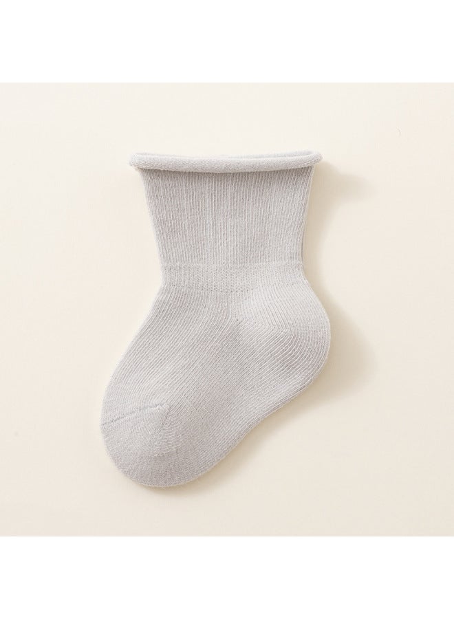 25 Special For Newborn Babies Spring And Summer Thin Breathable Baby Type A Pure Cotton Socks With Loose Mouth And No Feet 1