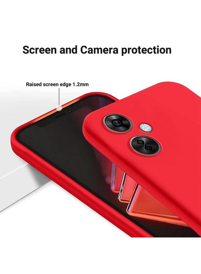 اس-توب جراب لهاتف OnePlus Nord N30، جراب هاتف مقاوم للصدمات من السيليكون السائل بلون نقي - Image 3