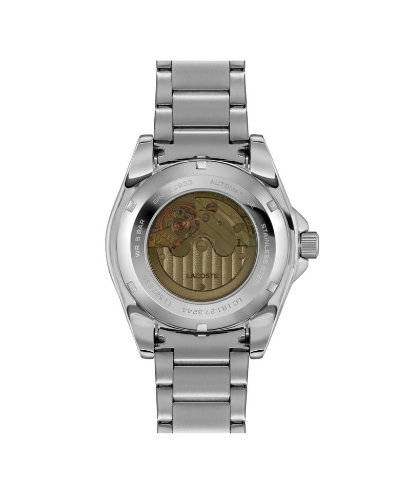 LACOSTE Round Automatic Men'S Stainless Steel And Green Aluminum Case  Watch - Image 2