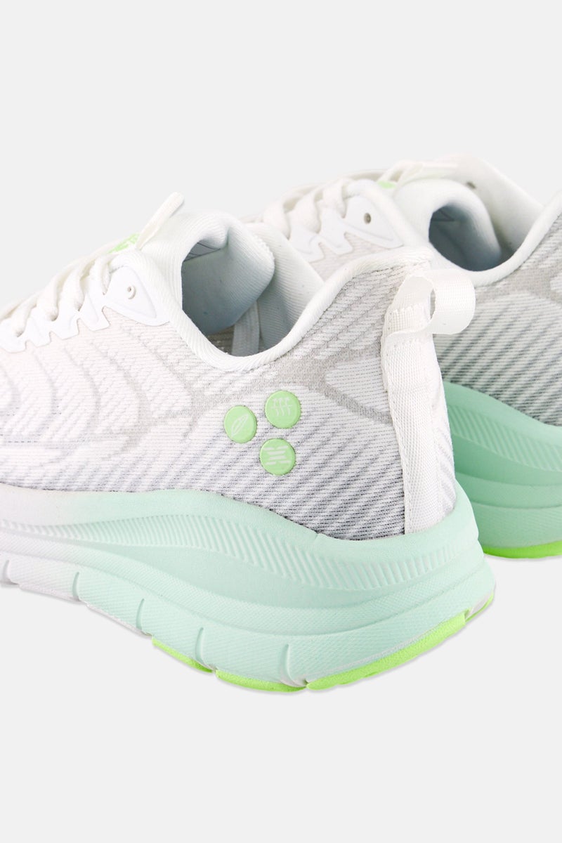 RBX Women Brand Logo Lace Up Training Shoes, White - Image 2