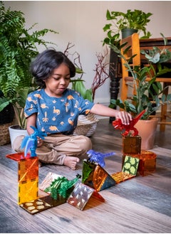 MAGNA-TILES Dino World 40 Piece Set  - Image 3