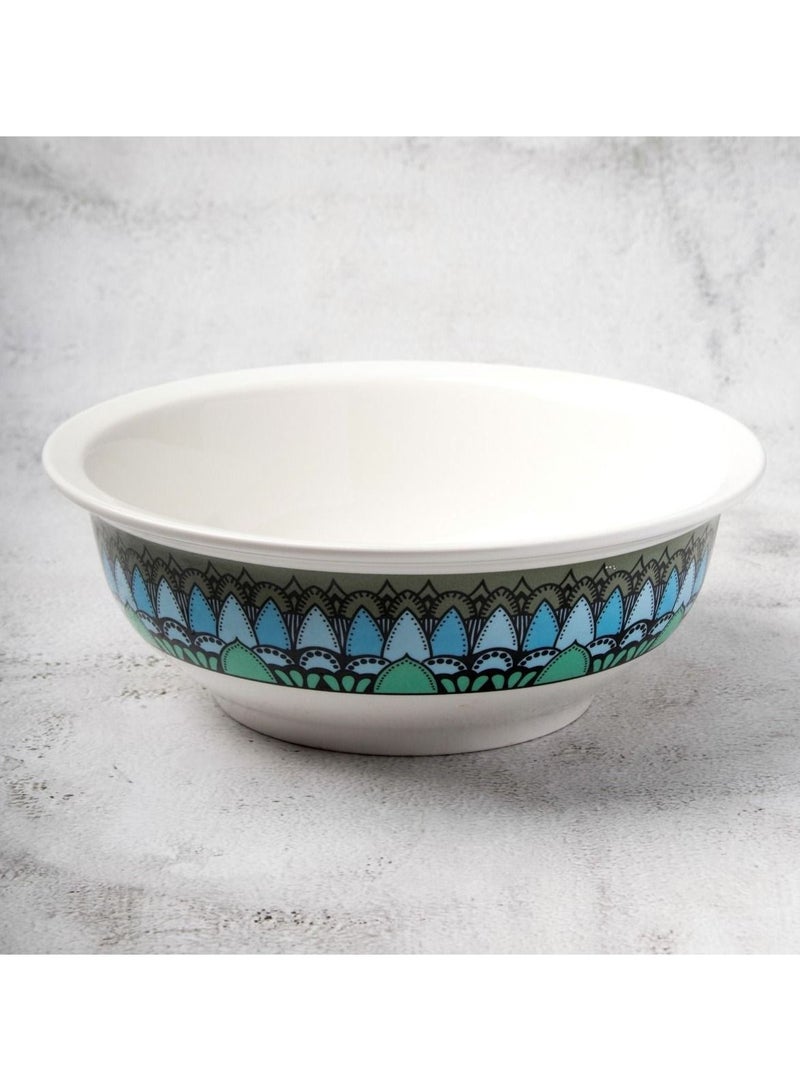 Hic Ceramic Serving Bowl Green/Black 23x23 cm - Image 2