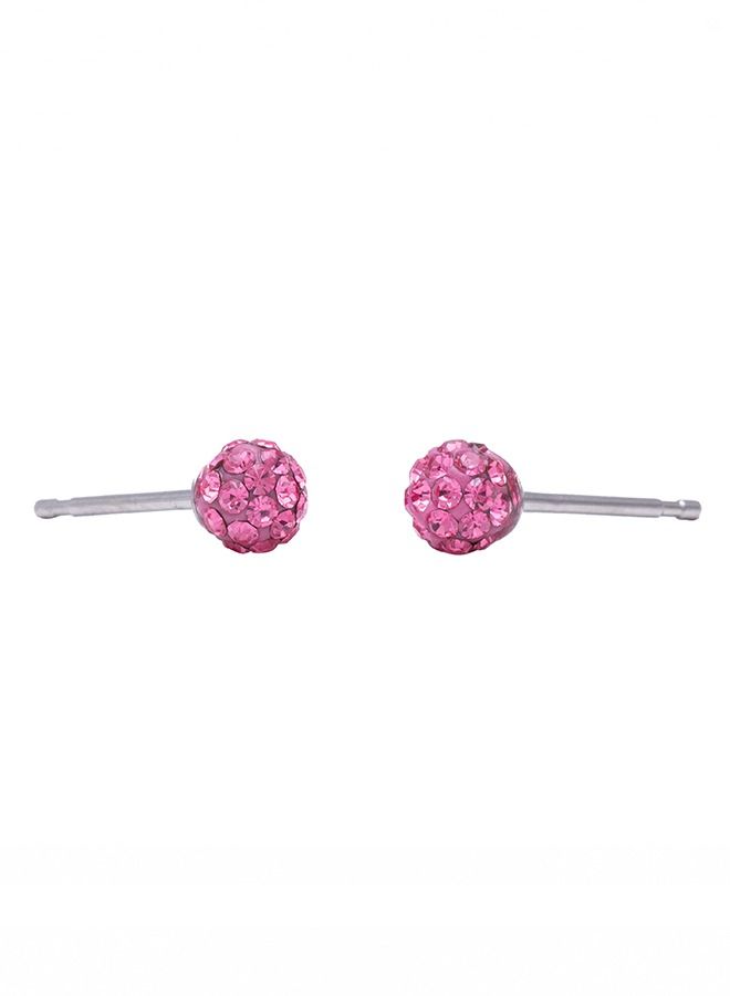 Studex 4.5MM Fireball - Rose Allergy-Free Stainless Steel Ear Studs - Image 4