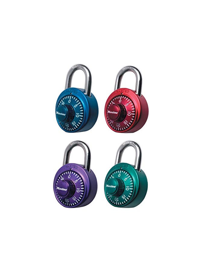 Master Lock Master Lock Combination Locker Lock, Combination Padlock for Gym and School Lockers, Colors May Vary, 1530DCM 