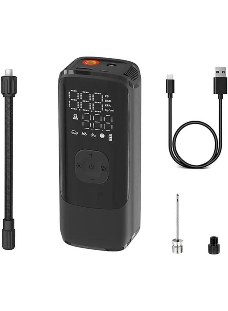 Digital Air Compressor 150 PSI Emergency Tire Inflator for Car - Image 1