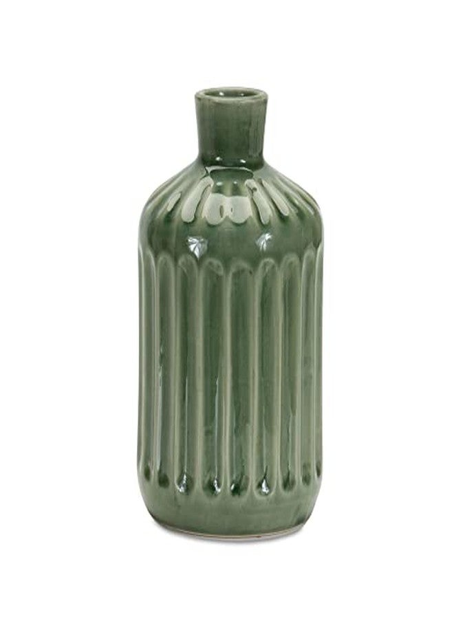 Melrose Terra Cotta Vase with Green Finish 85270DS - Image 2