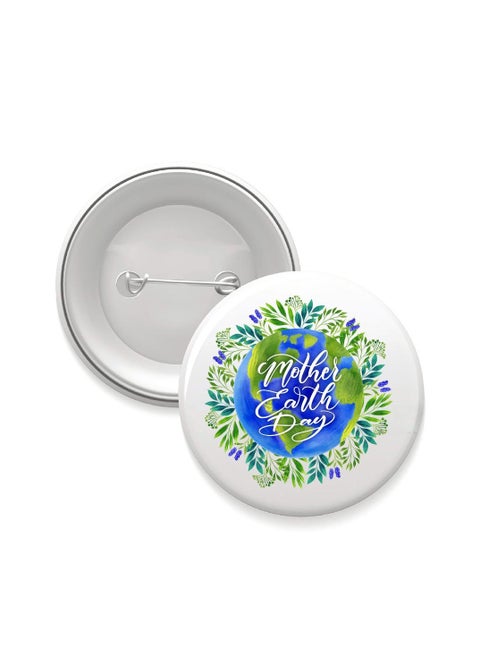 Earth Day Button Badges-Round Badge Button Metal Button Pin Badge|Eco-Conscious Pins For Earth Day Celebrations|Fun And Stylish Designs