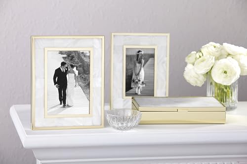 Reed & Barton Mother Pearl Frame, 5 x 7 Inch, Metallic - Image 5