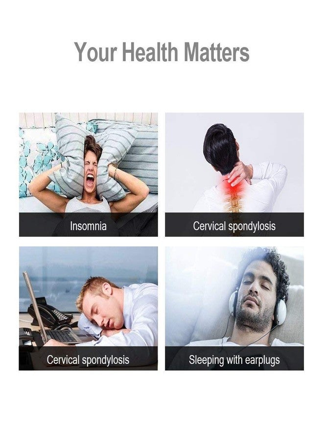 METRON- Universal Orthopedic Contoured Cervical Pillow |Size: 19”x12”x(4”-2”) | Comfort Level Firm Support - Image 5