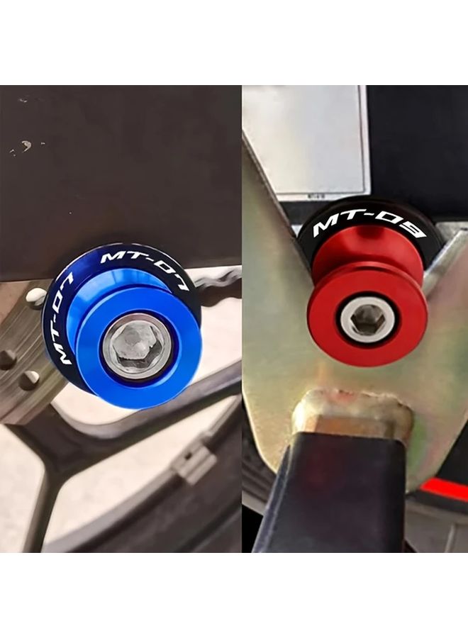 CNC Aluminum Alloy M6 Starter Shank Screw Rear Choke Arm Scroll For Motorcycle Red MT09 2015 2024 - Image 4