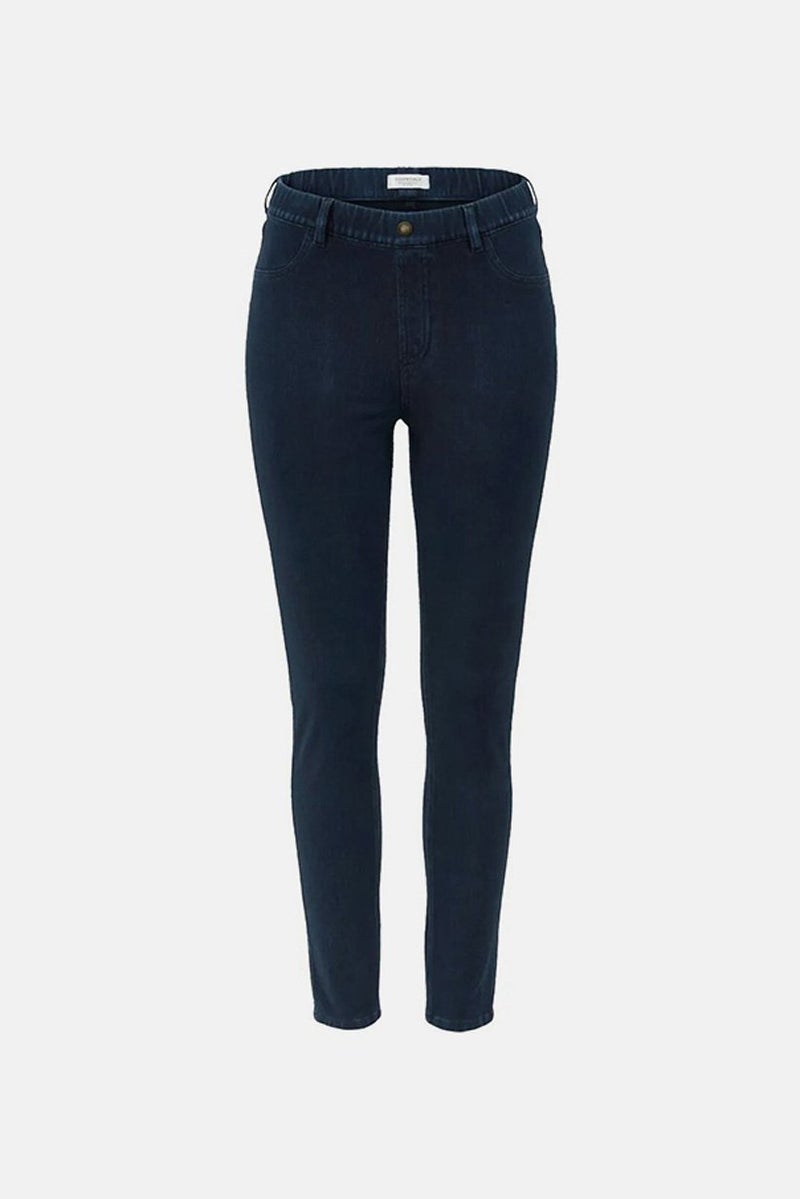 Tchibo Women Regular Fit Washed Stretchable Jeans, Blue - Image 2