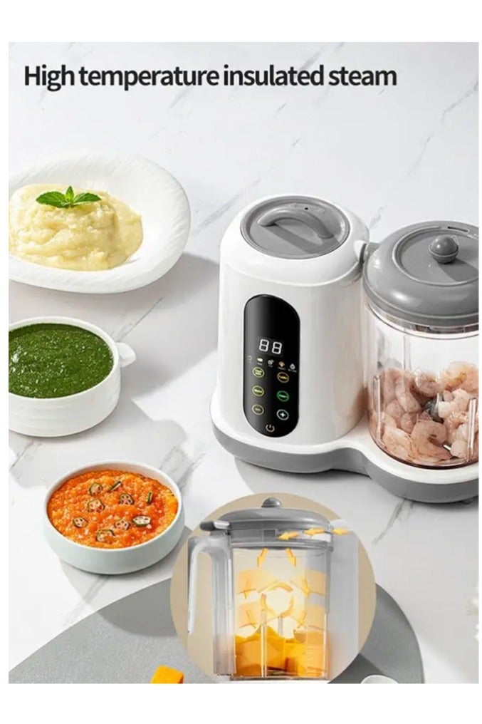 Snooe Blendy 5-in-1 Baby Food Maker Electric Baby Food Processor for Baby Food Maker with Steamer & Grinder | Portable Baby Food Steamer and Blender for Baby Food Puree Baby Food Mixer with Defrosting & Warm Function - Image 2