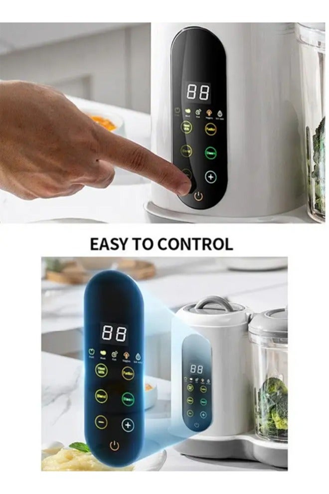 Snooe Blendy 5-in-1 Baby Food Maker Electric Baby Food Processor for Baby Food Maker with Steamer & Grinder | Portable Baby Food Steamer and Blender for Baby Food Puree Baby Food Mixer with Defrosting & Warm Function - Image 3