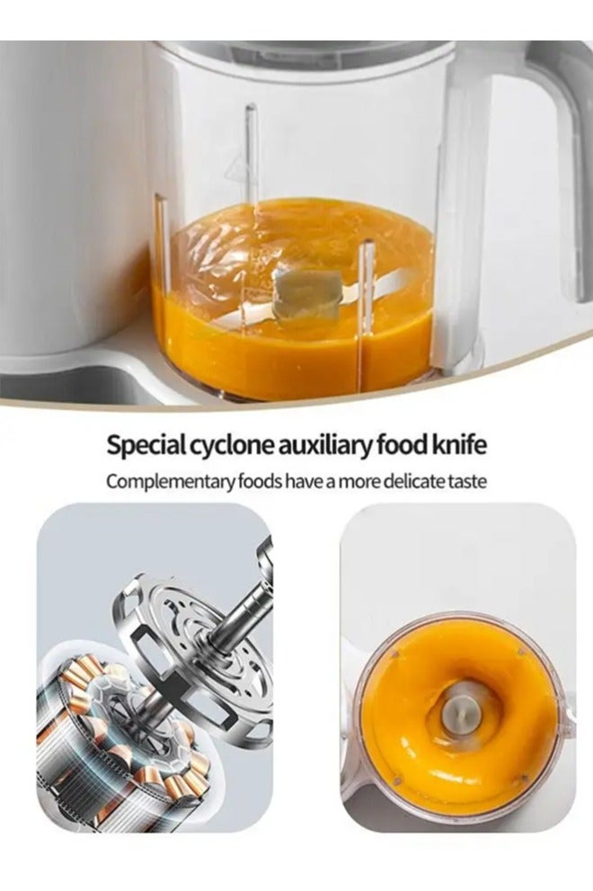Snooe Blendy 5-in-1 Baby Food Maker Electric Baby Food Processor for Baby Food Maker with Steamer & Grinder | Portable Baby Food Steamer and Blender for Baby Food Puree Baby Food Mixer with Defrosting & Warm Function - Image 4