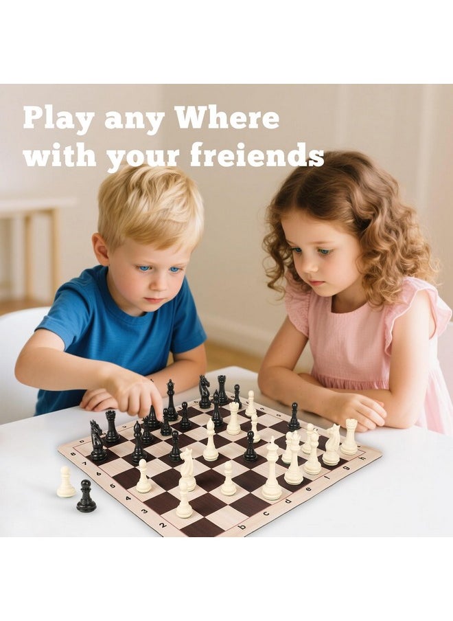 LEAP Chess Board Only 20" & 0.042" Super Thiness Mousepad Material Non-Slip Roll up Way Storage  - Image 5