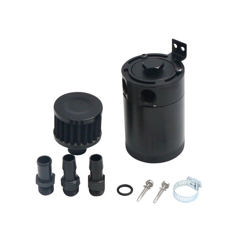 Auto parts two-hole breathable oil pot with air filter car modified oil breathable pot high double channel exhaust gas circulation pot - Image 4