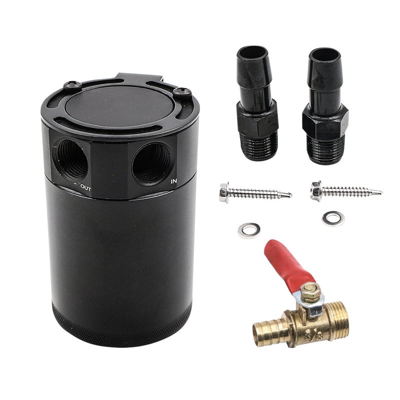Auto parts two-hole breathable oil pot with air filter car modified oil breathable pot high double channel exhaust gas circulation pot - Image 5