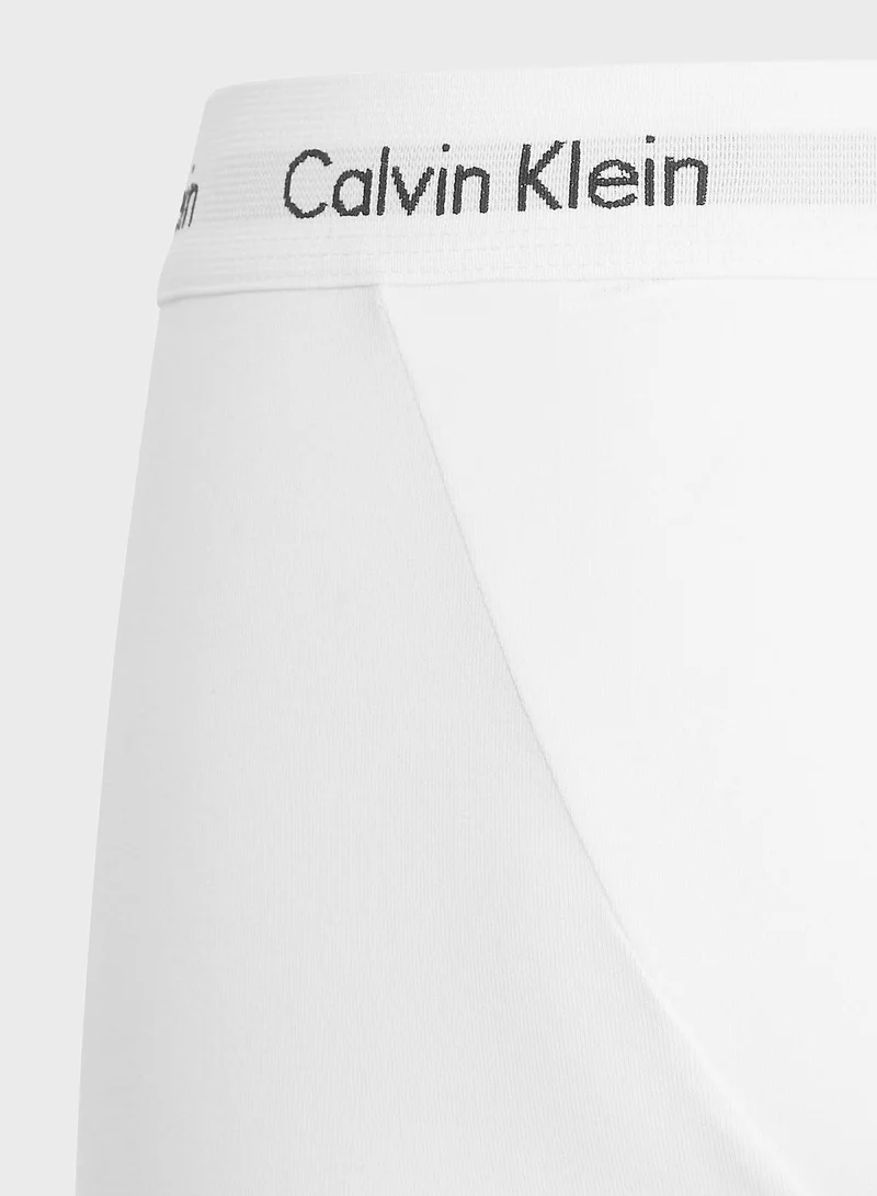 CALVIN KLEIN 3 Pack Logo Waist Trunks
