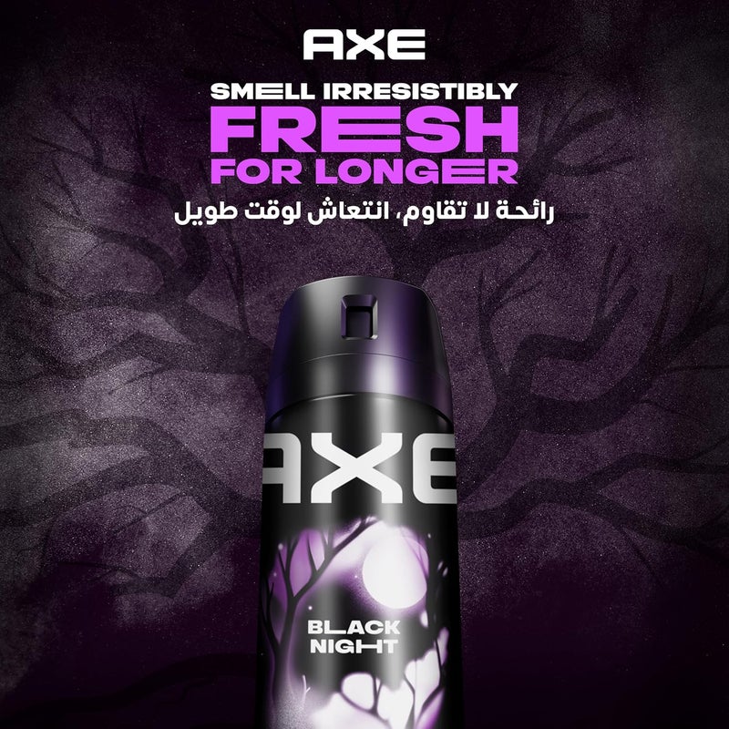 AXE Black Night Deodorant Spray 150ML - Image 4