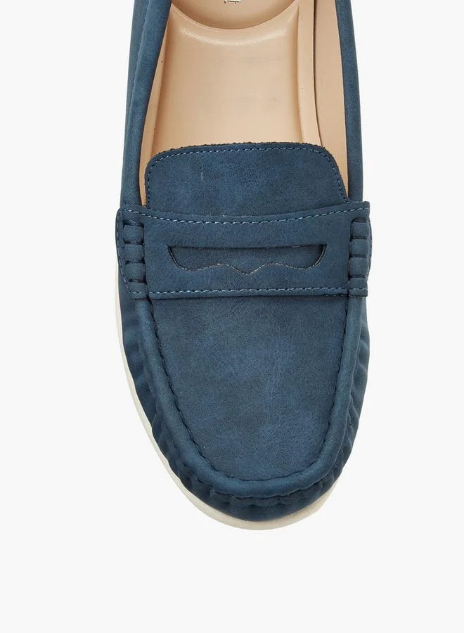 Le Confort NAVY Women Wedge Heel Loafers for Women | Best Price UAE