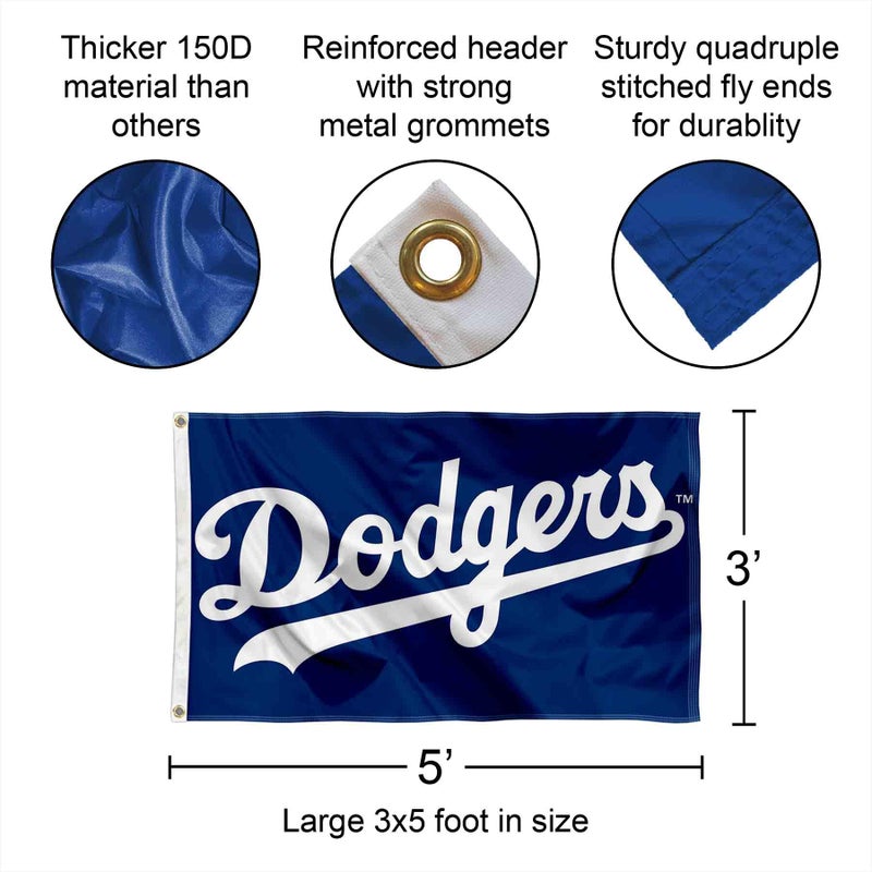 WinCraft Los Angeles Dodgers Banner and Tapestry Wall Tack Pads - Image 3