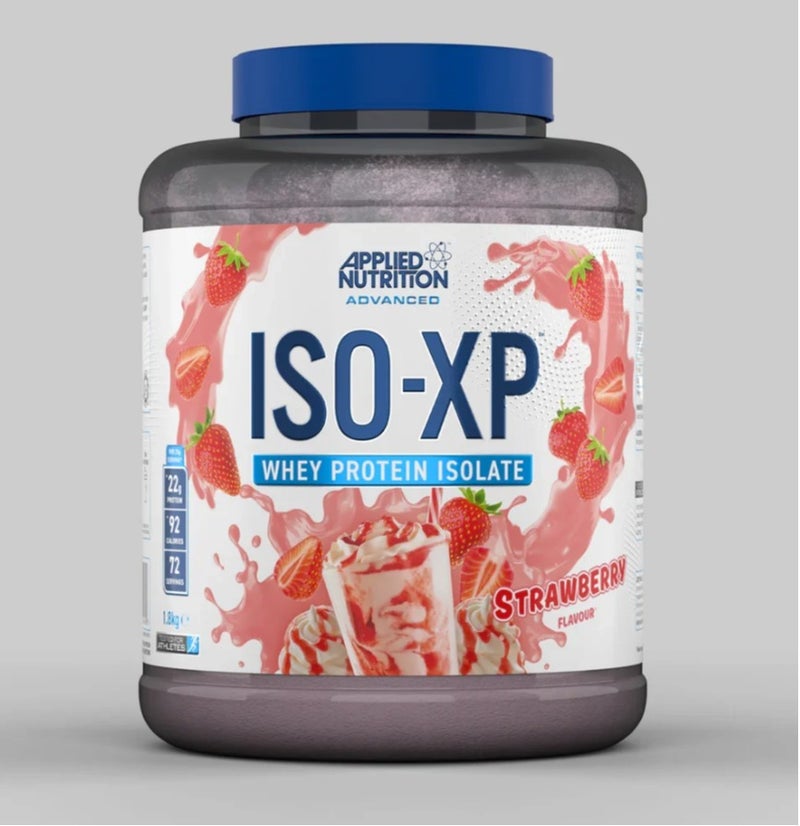 appliednutrition Applied Nutrition ISO-XP Whey Protein Isolate Strawberry 1.8kg, 72 Servings - Image 1