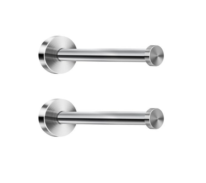 BRUSHED STAINLESS STEEL BATH TOWEL ROBE HOOKS SINGLE SUPER HEAVY DUTY WALL MOUNT HOOK COAT HOOK FIT FOR BEDROOMLIVING ROOM BATHROOM AND FITTING ROOM OFFICE 6 2 PCS