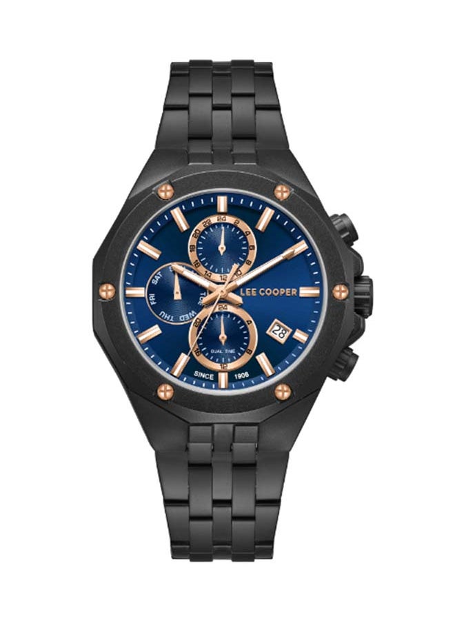 Lee Cooper Men Multi Function Dark Blue Dial Watch - LC08104.690  - Image 1