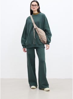Manuka Basic Casual Trousers Green  - Image 1